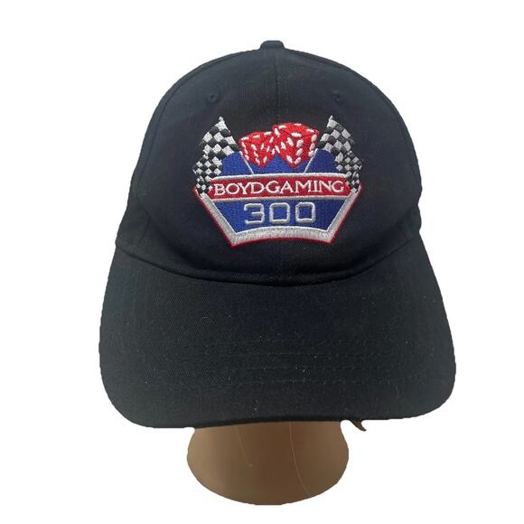 Boyd Gaming 300 NASCAR Racing Hat Mens One SIze Black Embroidered Baseball Cap - Picture 9 of 9